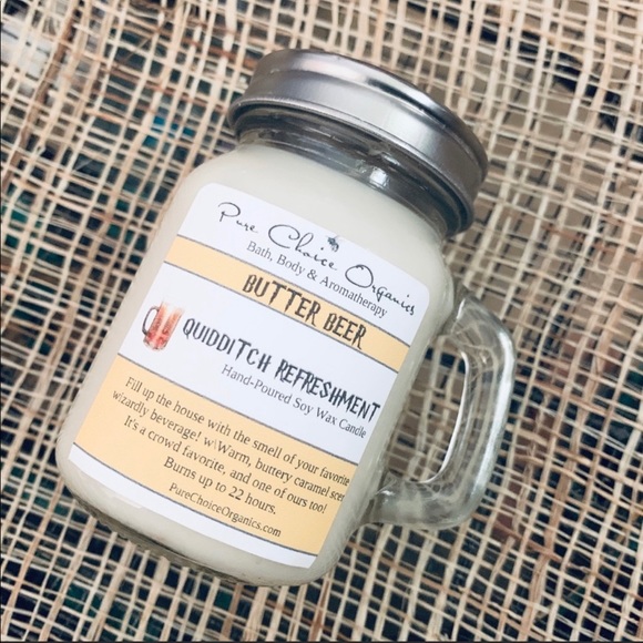 LAST ONE! Butter Beer Soy Wax Candle - Picture 3 of 4